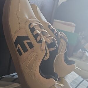 Tan and Black Sneakers